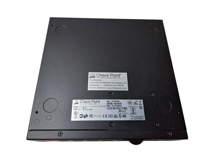 Check Point PB-10 | Security Gateway Firewall Appliance | 8GB RAM 320GB HDD Q)