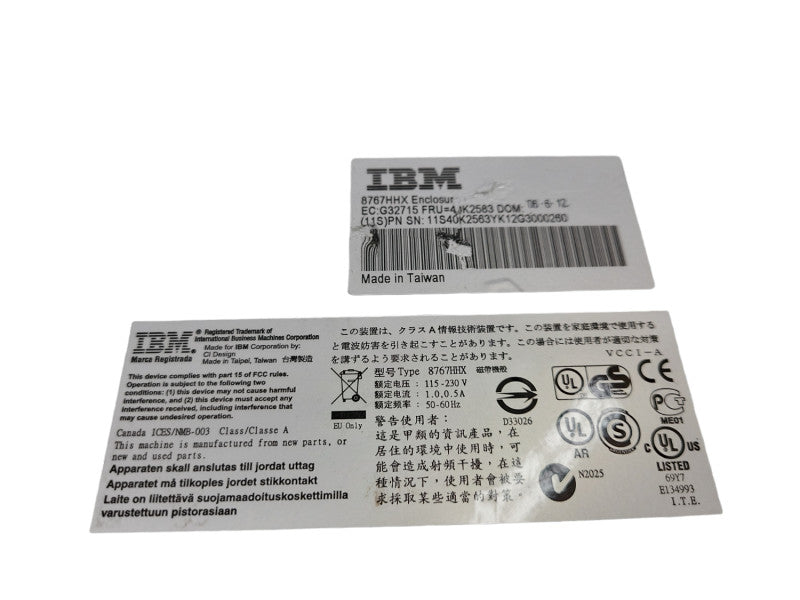 IBM 8767-HHX DAT72 SCSI HH External Tape Drive  &