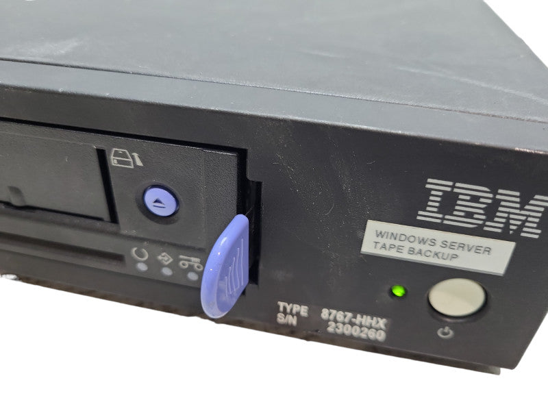 IBM 8767-HHX DAT72 SCSI HH External Tape Drive  &