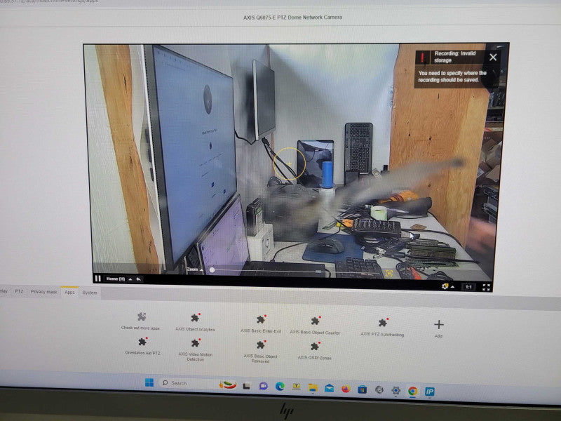 AXIS Q6075-E 60Hz PTZ NETWORK CAMERA 01752-001-01, READ _