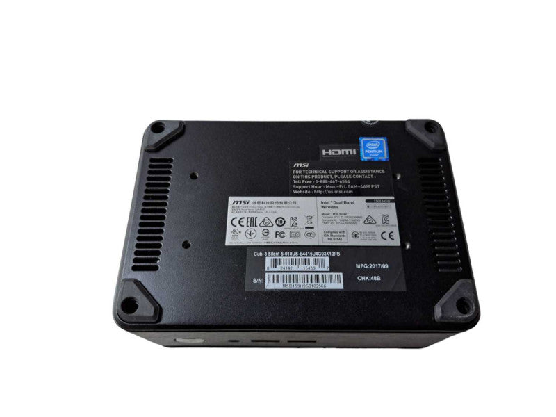 MSI Cubi 3 Silent S Mini PC | Kaby Lake-U Pentium 8GB DDR4 No HDD/OS )