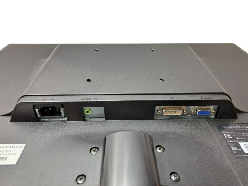 Viewsonic VX2450WM-LED | 24\\" Full HD LED Monitor | VGA DVI | Tested )