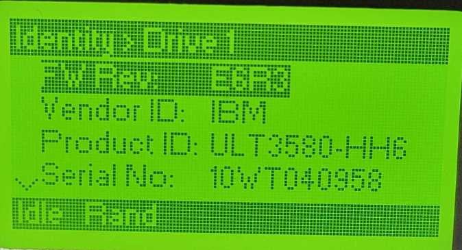 IBM 35P1982 FC Short wave LTO6 8Gb/Sec Internal Tape Drive Q_