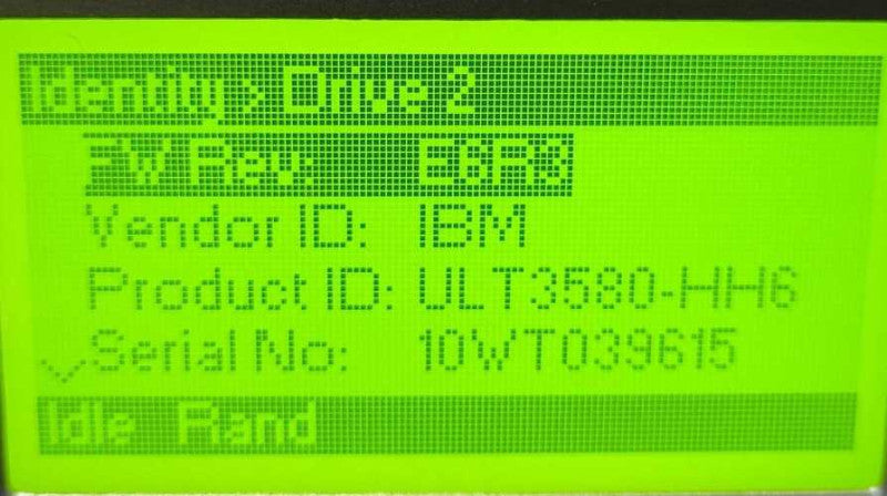 IBM 35P1982 FC Short wave LTO6 8Gb/Sec Internal Tape Drive Q_