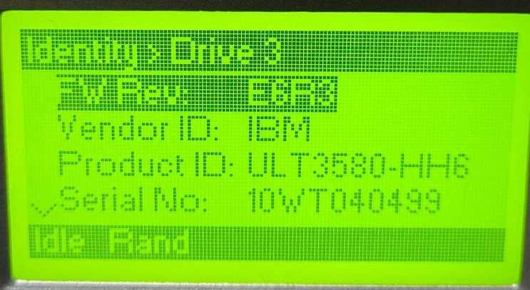 IBM 35P1982 FC Short wave LTO6 8Gb/Sec Internal Tape Drive Q_