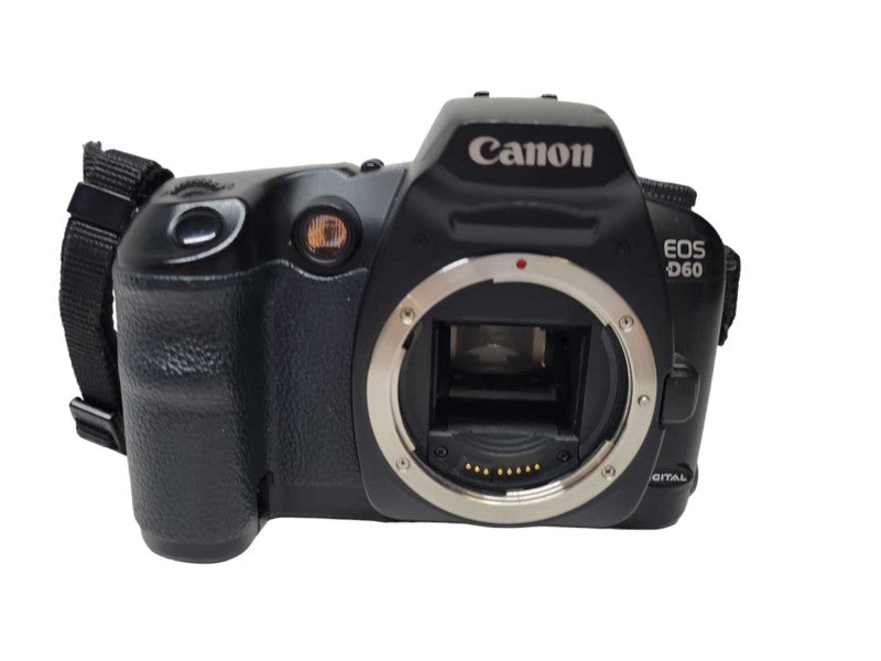 Canon EOS D60 6.3 MP DSLR Camera - Black (Body Only) %