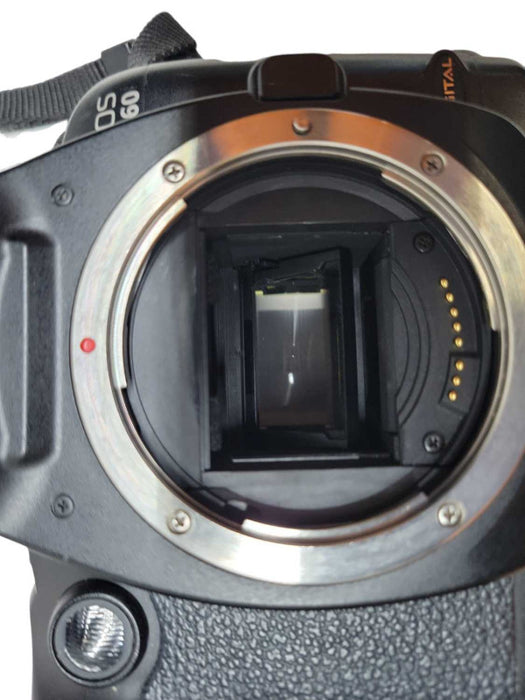 Canon EOS D60 6.3 MP DSLR Camera - Black (Body Only) %