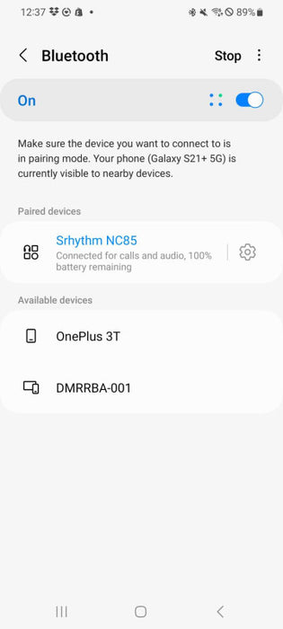 Srhythm NC85 Noise Cancelling Headphones Bluetooth, READ  _