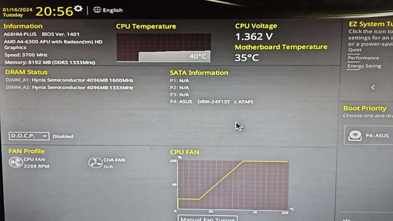 AMD A4-6300 8GB RAM SFF Desktop
