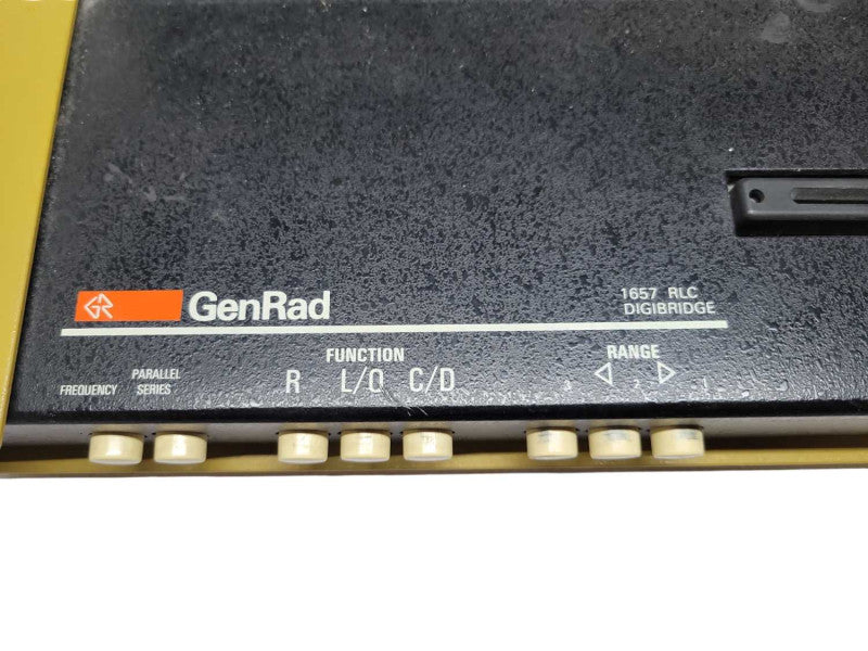 GENRAD 1657 RLC DIGIBRIDGE IMPEDANCE METER w/ MICROPROCESSOR %