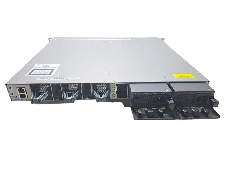 Cisco WS-C3850-48U-S | 48 Port Gigabit UPoE Switch + C3850-NM-2-10G Module )