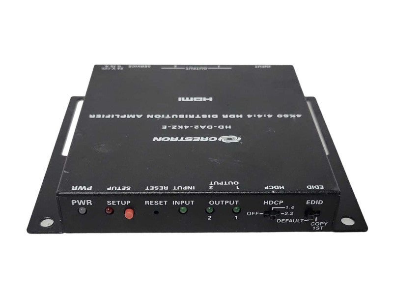 Crestron HD-DA2-4KZ-E 1:2 HDMI Distribution Amplifier 6509696, READ _