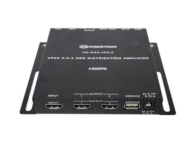 Crestron HD-DA2-4KZ-E 1:2 HDMI Distribution Amplifier 6509696, READ _