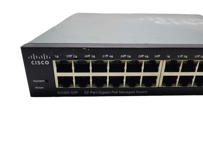 Cisco SG300-52P 52x port gigabit PoE Managed Switch $
