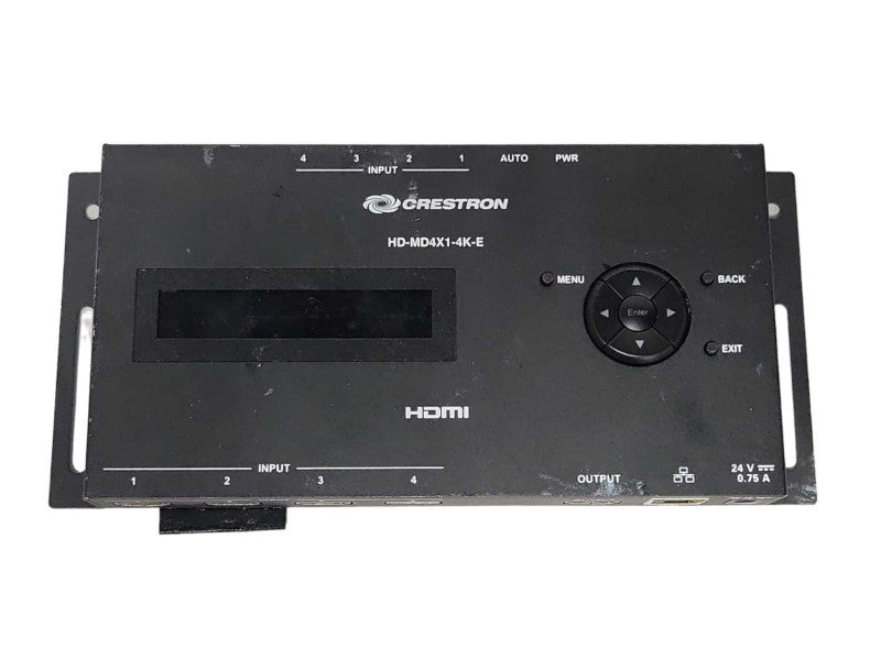 Crestron HD-MD4X1-4K-E 4x1 4K HDMI Switcher, READ _