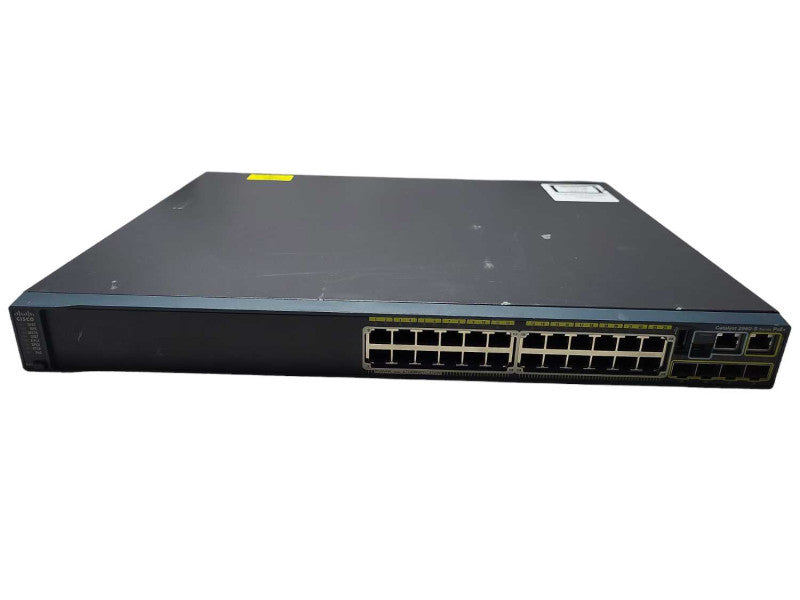 Cisco WS-C2960S-24PS-L 24 Port Gigabit 370W PoE+ Switch $