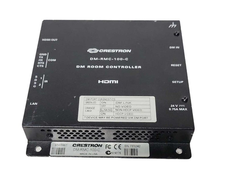 Crestron DM-RMC-100-C DM Room Controller HDMI, READ _