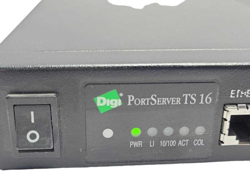 Digi PortServer TS 16 Desktop Serial-to-Ethernet 50001207-01, READ _
