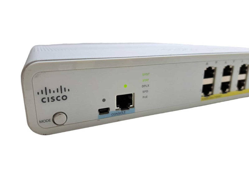 Cisco WS-C2960C-8PC-L | 8-Port 10/100 PoE Silent Switch | Factory Reset  Q)