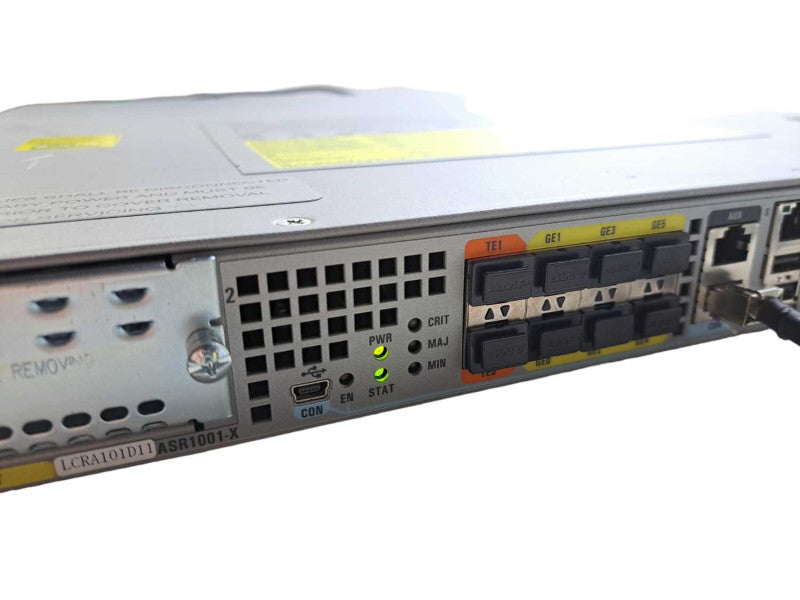 Cisco ASR1001-X Aggregate Service Router 6x 1G SFP & 2x 10G SFP+ Dual AC  )