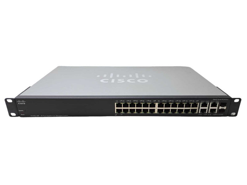 Cisco SG300-28P | 28-Port Gigabit PoE Managed Network Switch )