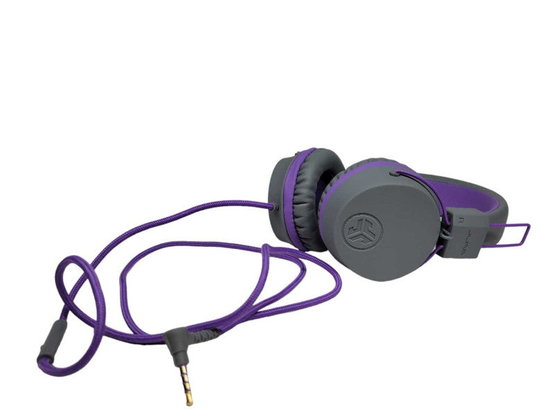 JLab Audio JBuddies Over Ear Headphones - Purple/Gray %