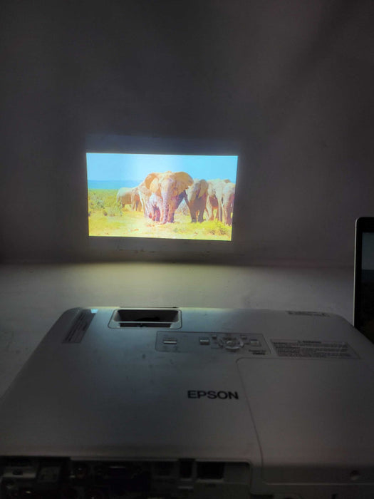 Epson PowerLite 1960 Projector 1415 Hours No Remote _