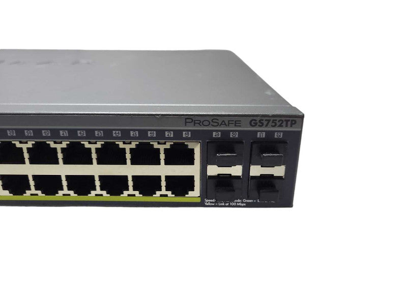 Netgear ProSafe GS752TP 48-Port Gigabit Ethernet Managed PoE Switch $