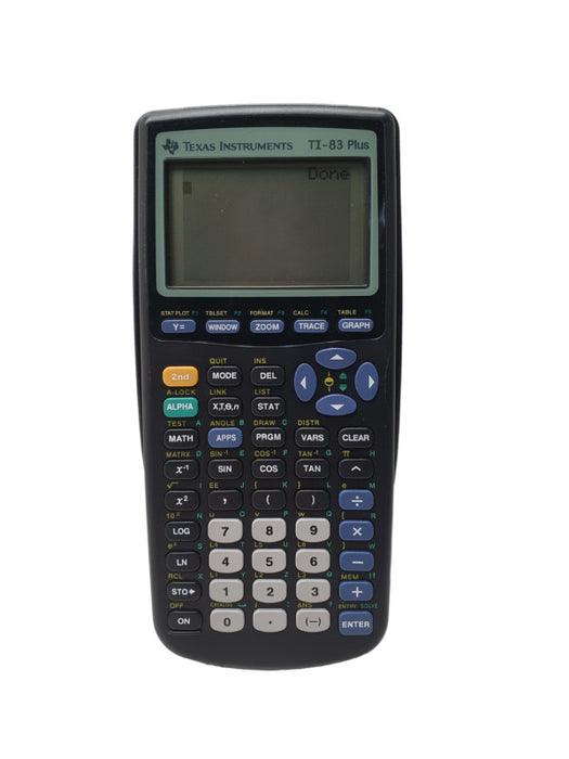 Texas Instruments TI-83 Plus Graphing Calculator with Cover Tested Works -