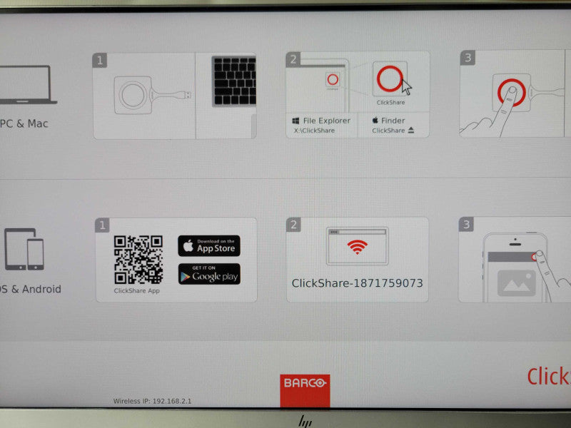 Barco ClickShare CS-100 Wireless Presentation System  R9861510 only _