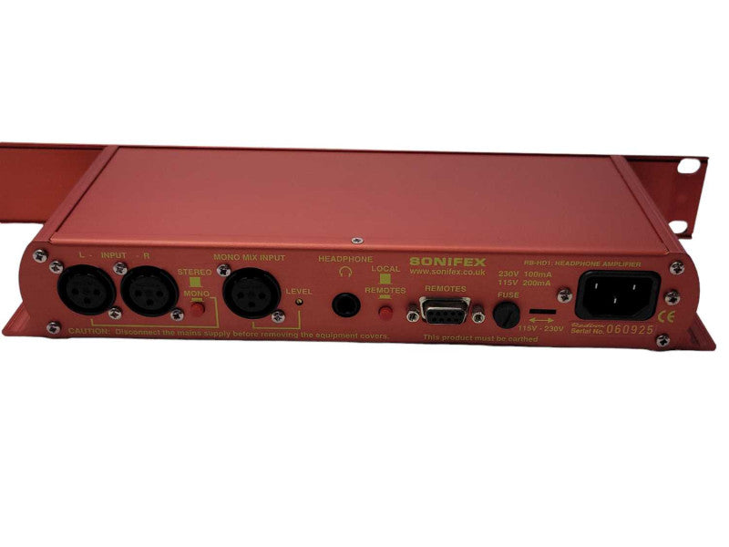 Sonifex redbox RB-HD1 Headphone amplifier, READ _