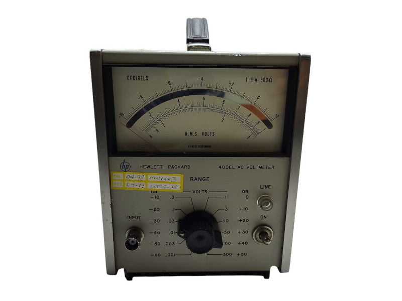 Vintage HP 400EL AC Voltmeter READ $