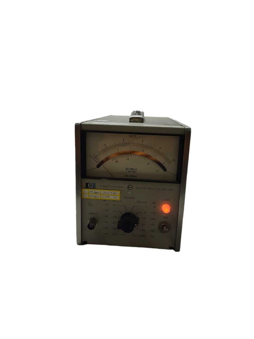 Vintage HP 3400A RMS Voltmeter READ $