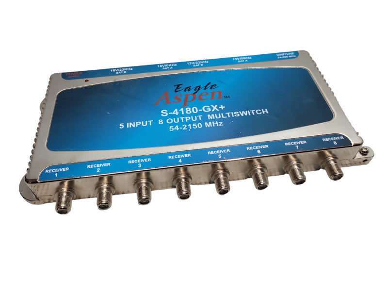 Eagle Aspen S-4180-GX+ 5-Input x 8-Output Multi Switch 54-2150 MHz &