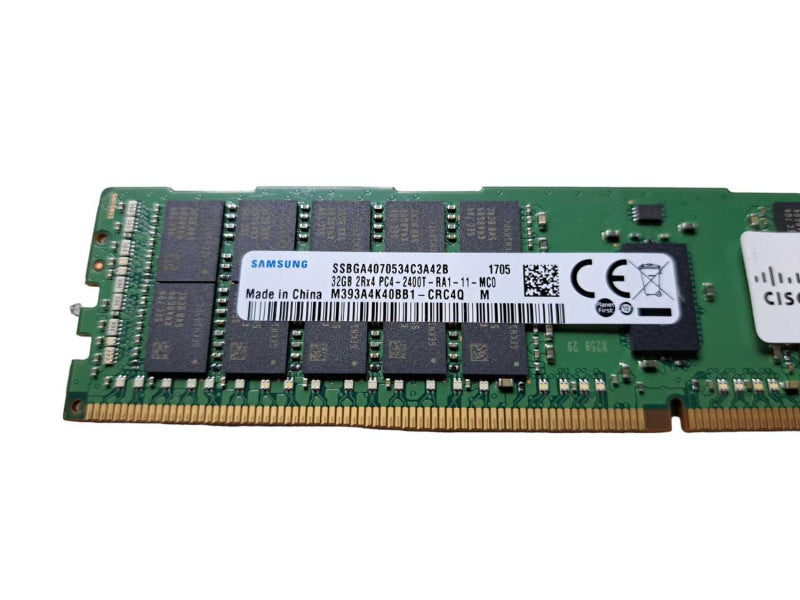 Samsung 32GB 2Rx4 PC4-2400T-RA1-11-MCO | DDR4 Server Memory Q)