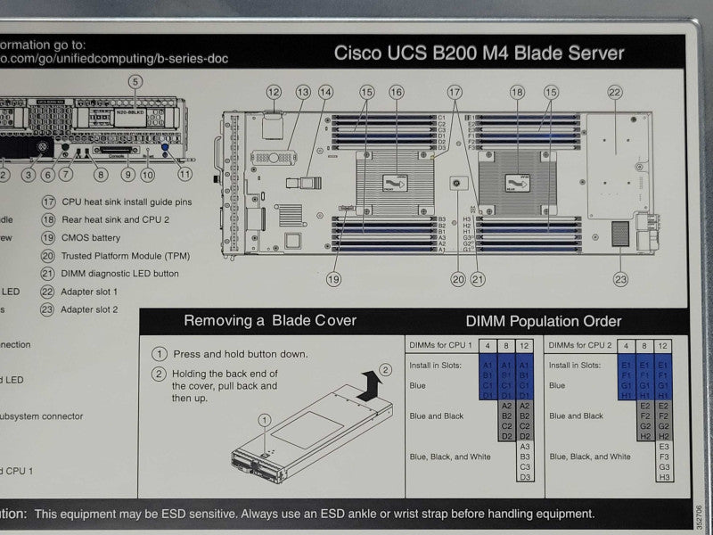 Cisco UCS B200 M4 Blade Server 1x Xeon E5-2637v3 3.5GHz, No RAM/HDD _