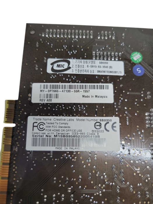 Creative Sound Blaster Audigy2 ZS SB0350 5.1 Channels 24-bit 192KHz PCI  %