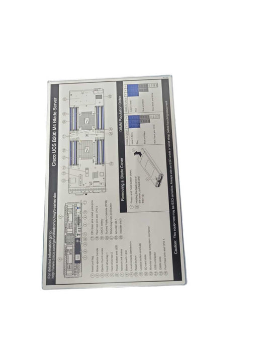 Cisco UCS B200 M4 Blade Server 2x Xeon E5-2667v3 8-Core CPU, No RAM/HDD Q_