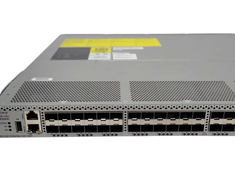 Cisco DS-C9148S-K9 48-Port 16GbE SFP+ Multilayer Fabric Switch w/Ears 2x PSU Q_