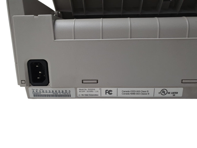 OKI Microline 490 24 Pin Printer Model D2220A  -