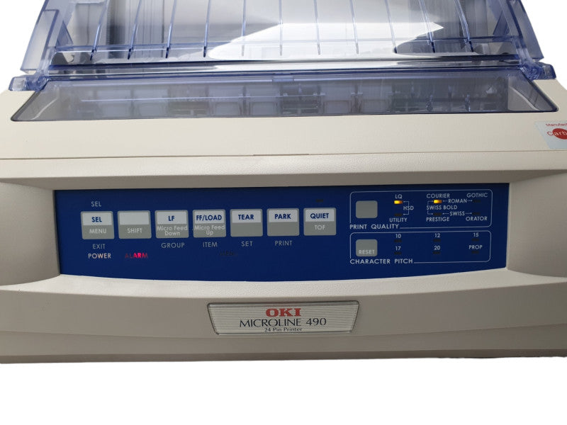 OKI Microline 490 24 Pin Printer Model D2220A  -