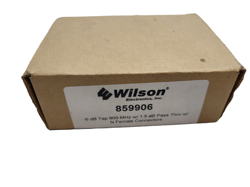 Wilson Electronics 859906 -6dB Tap 800 MHz w/ 1.5dB Pass thru Female Connecto &