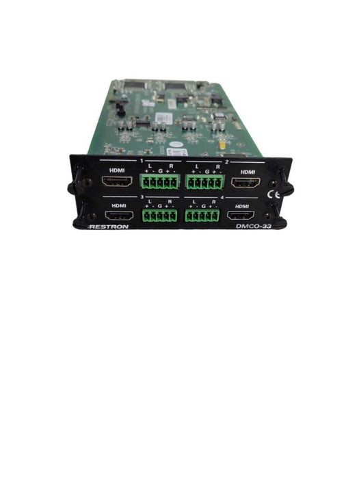 Crestron DMCO-33 4 HDMI Stereo Audio Output Card for DM-MD8X8 and DM-MD32X32 !