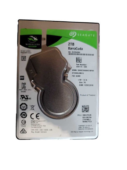 2TB SeaGate BaraCuda HDD  Î²