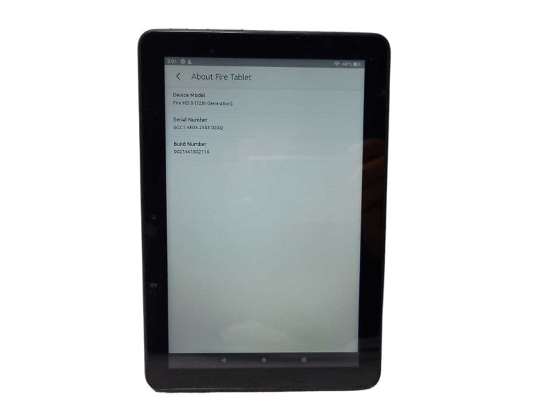 Amazon Fire HD 8 Black 8â HD Display Tablet 12th Gen 2022 32GB R2SP8T $