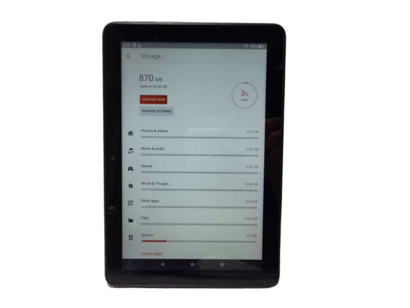 Amazon Fire HD 8 Black 8â HD Display Tablet 12th Gen 2022 32GB R2SP8T $