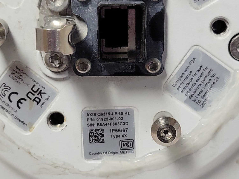 Axis Q6315-LE PTZ Dome Network Camera Laser Focus 01925-001-02, READ _