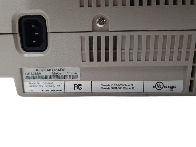 OKI Microline 395 24 Pin Printer Model GE8286A -