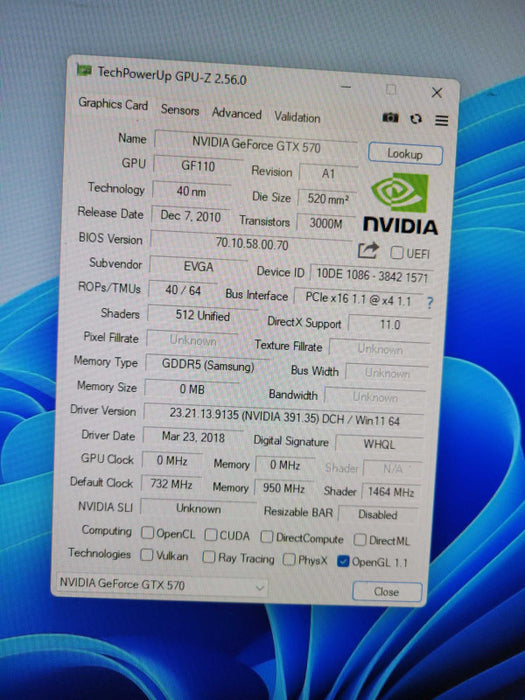 EVGA NVIDIA GeForce GTX 570 HD SC 1 GB GDDR5 PCI Express 2.0 x16 Video Card !