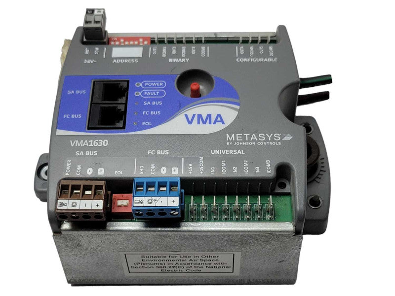 Johnson Controls Metasys VMA1630 Modular Variable, READ _
